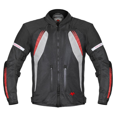 SPENCER – STREET MESH MOTORCYCLE RIDING JACKET WITH POWERTECTOR ARMOUR