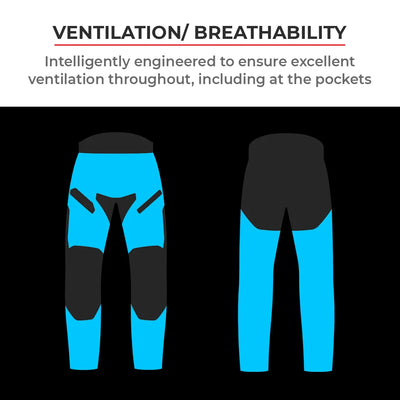 ViaTerra spencer – street mesh motorcycle riding pants have ventilation