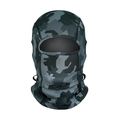 ViaTerra 2nd skin balaclava - motorcycle helmet liner - start camo - front 