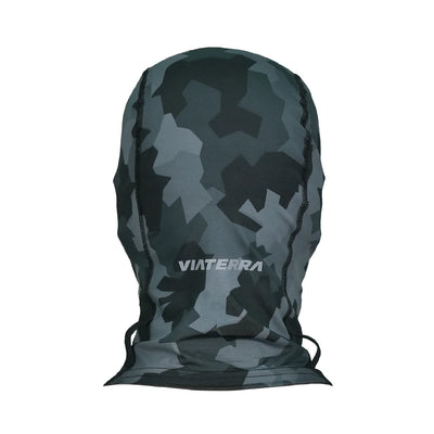 ViaTerra 2nd skin balaclava - motorcycle helmet liner - start camo - back 