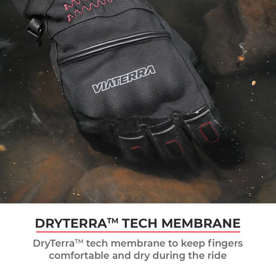 ViaTerra tundra – waterproof/ winter motorcycle riding gloves have dryterra tech membrane