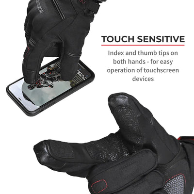 ViaTerra tundra – waterproof/ winter motorcycle riding gloves is touch sensitive