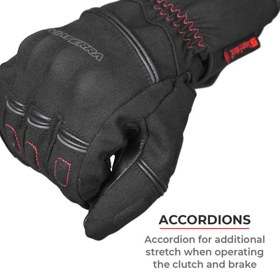 ViaTerra tundra – waterproof/ winter motorcycle riding gloves have accordions