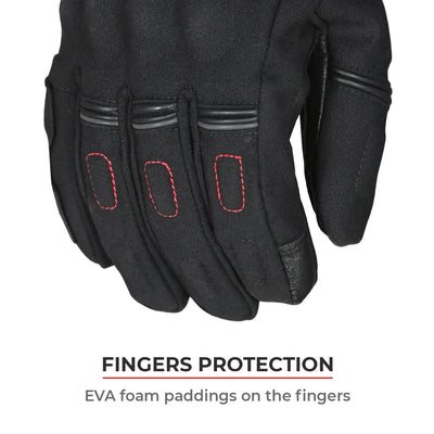 ViaTerra tundra – waterproof/ winter motorcycle riding gloves have finger protection