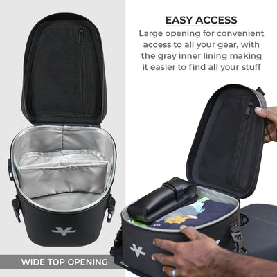 100% Waterproof Tail/Seat Bag 6L (Universal)