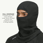 color_common ViaTerra b100 helmet balaclava has full coverage