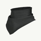 color_black Black Fleece Neck Warmer For Cycling