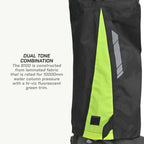color_common B100 Motorcycle Rain Pants - Dual Tone Combination