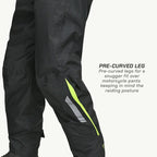 color_common B100 Motorcycle Rain Pants - Pre-Curved Leg