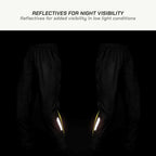 color_common B100 Motorcycle Rain Pants - Reflectives For Night Visibility