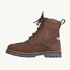 color_brown ViaTerra bronson - retro motorcycle riding boots for men (brown) left-side