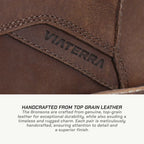 color_common ViaTerra bronson - retro motorcycle riding boots for women is handcrafted from top grain leather