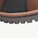 color_common ViaTerra bronson - retro motorcycle riding boots for women has stitchdown construction