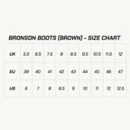 color_brown ViaTerra bronson - retro motorcycle riding boots for women (brown) size chart