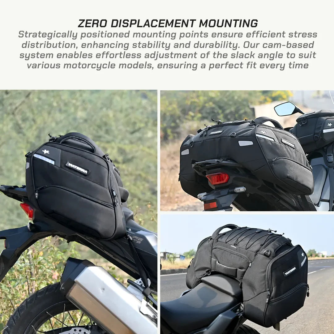 color_common ViaTerra Claw Pro - Motorcycle Tail Bag is easy to operate with gloves