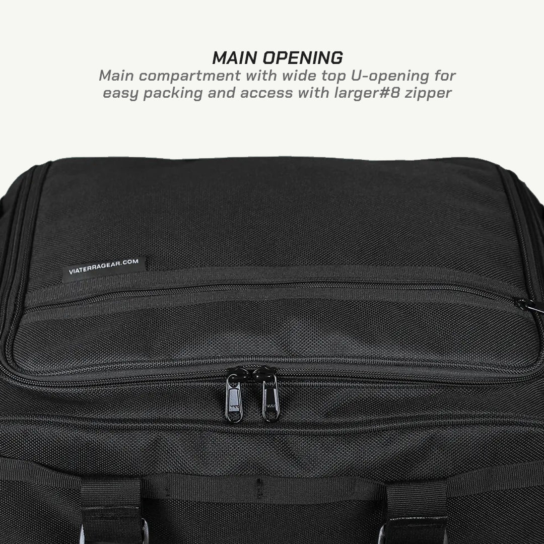 color_common VIATERRA CLAW - UNIVERSAL MOTORCYCLE TAILBAG - Main Opening