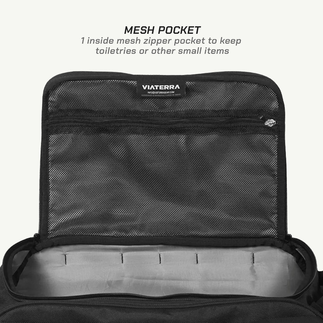 color_common VIATERRA CLAW - UNIVERSAL MOTORCYCLE TAILBAG - Mesh Pocket