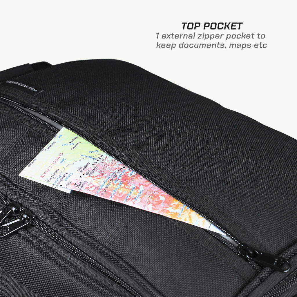 color_common ViaTerra claw - 100% waterproof motorcycle tailbag have top pocket