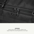 color_common ViaTerra claw - 100% waterproof motorcycle tailbag have heavy duty zippers