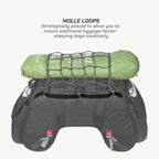 color_common ViaTerra claw - 100% waterproof motorcycle tailbag with molle loops