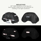 color_common ViaTerra claw - 100% waterproof motorcycle tailbag with 3M 8906 reflective tape
