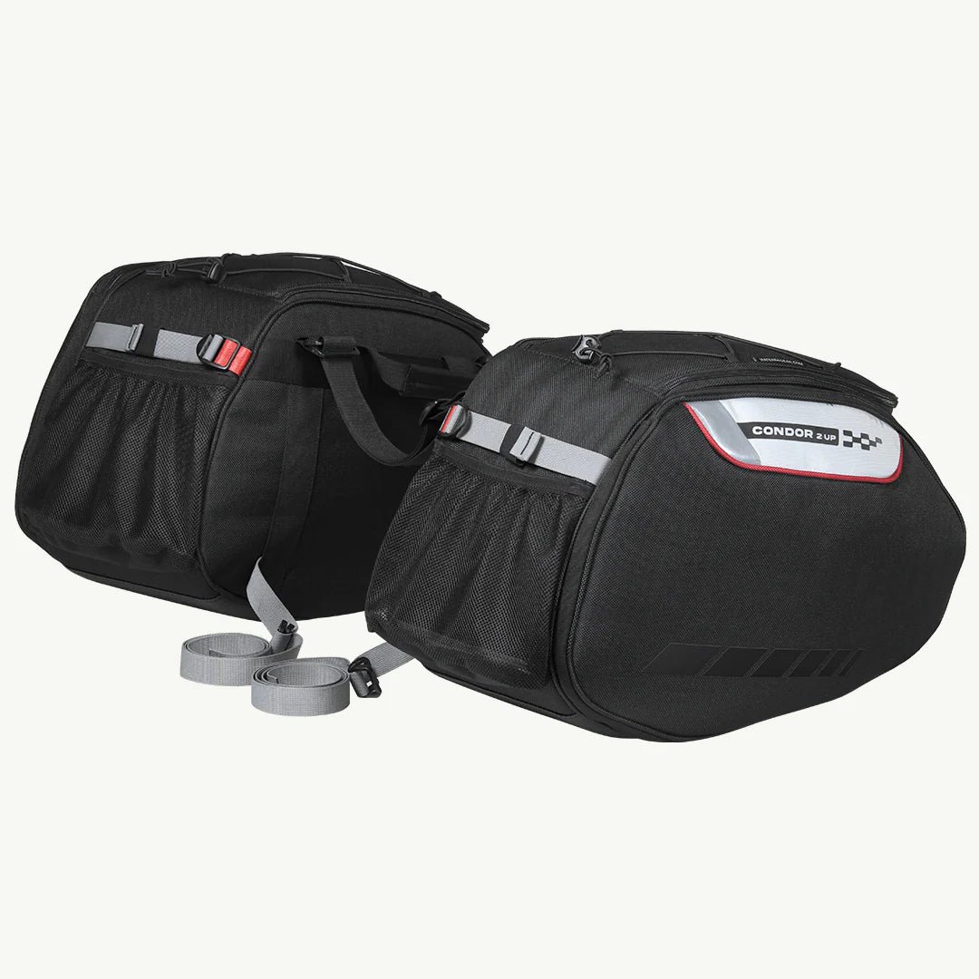 color_common ViaTerra condor 2up - waterproof motorcycle saddle bags (back)