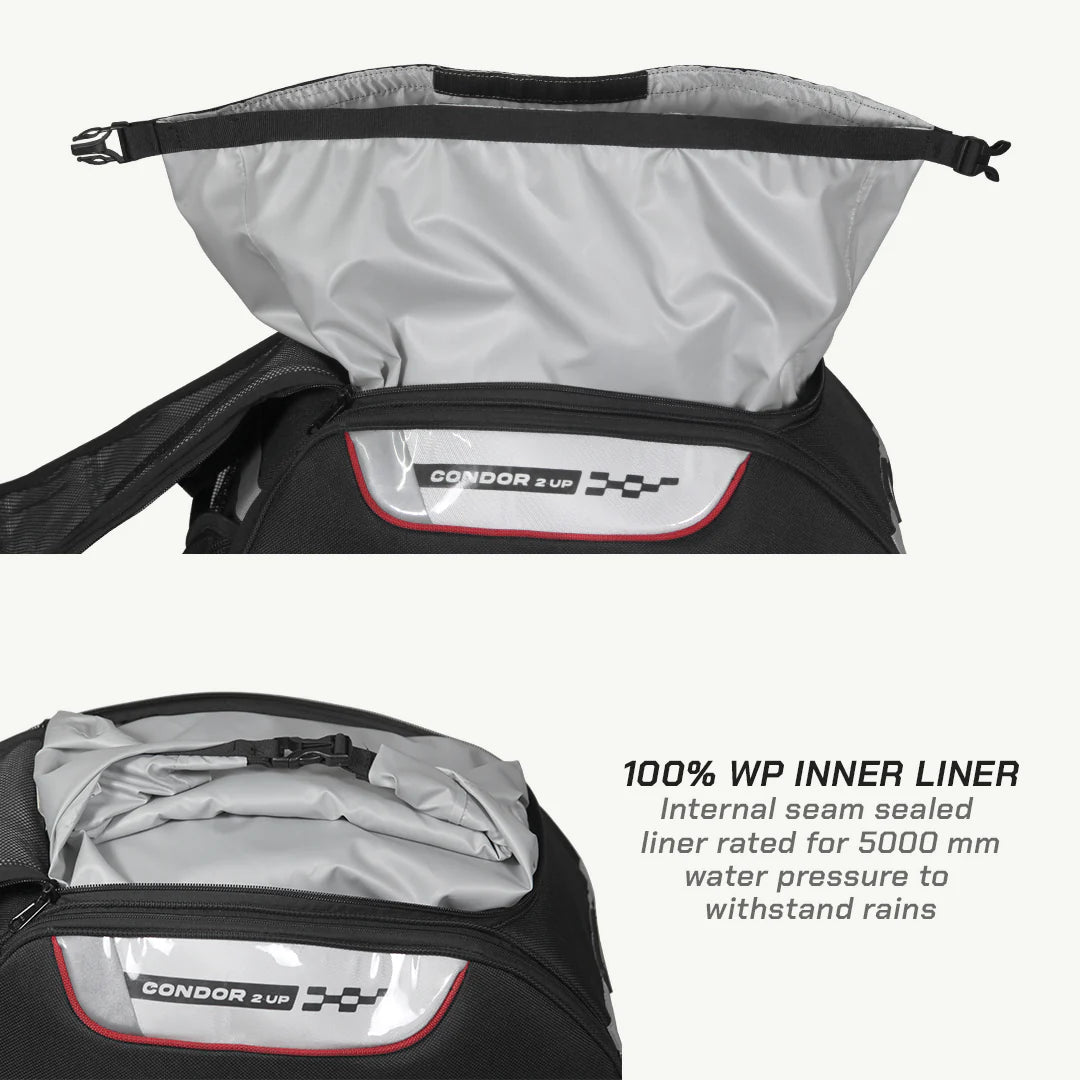color_common ViaTerra condor 2up - waterproof motorcycle saddle bags WP inner liner