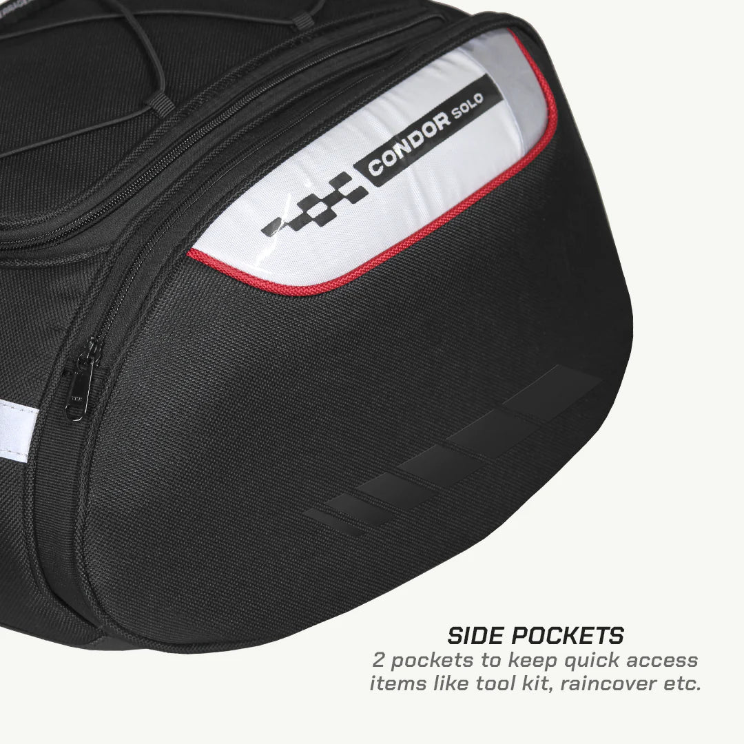 color_common ViaTerra condor solo - waterproof motorcycle saddlebags side pocket