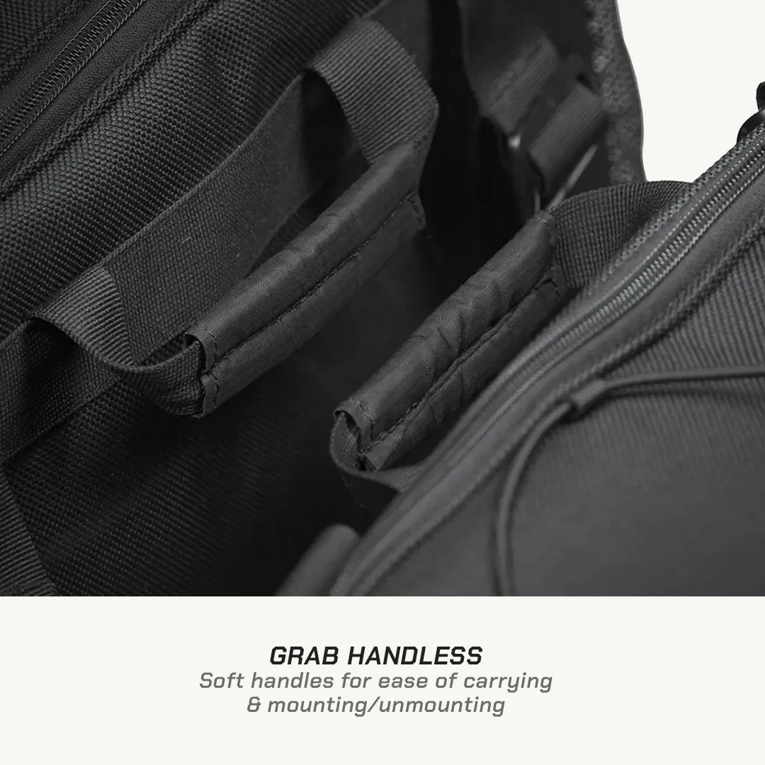 color_common ViaTerra condor solo - waterproof motorcycle saddlebags with soft grable handle