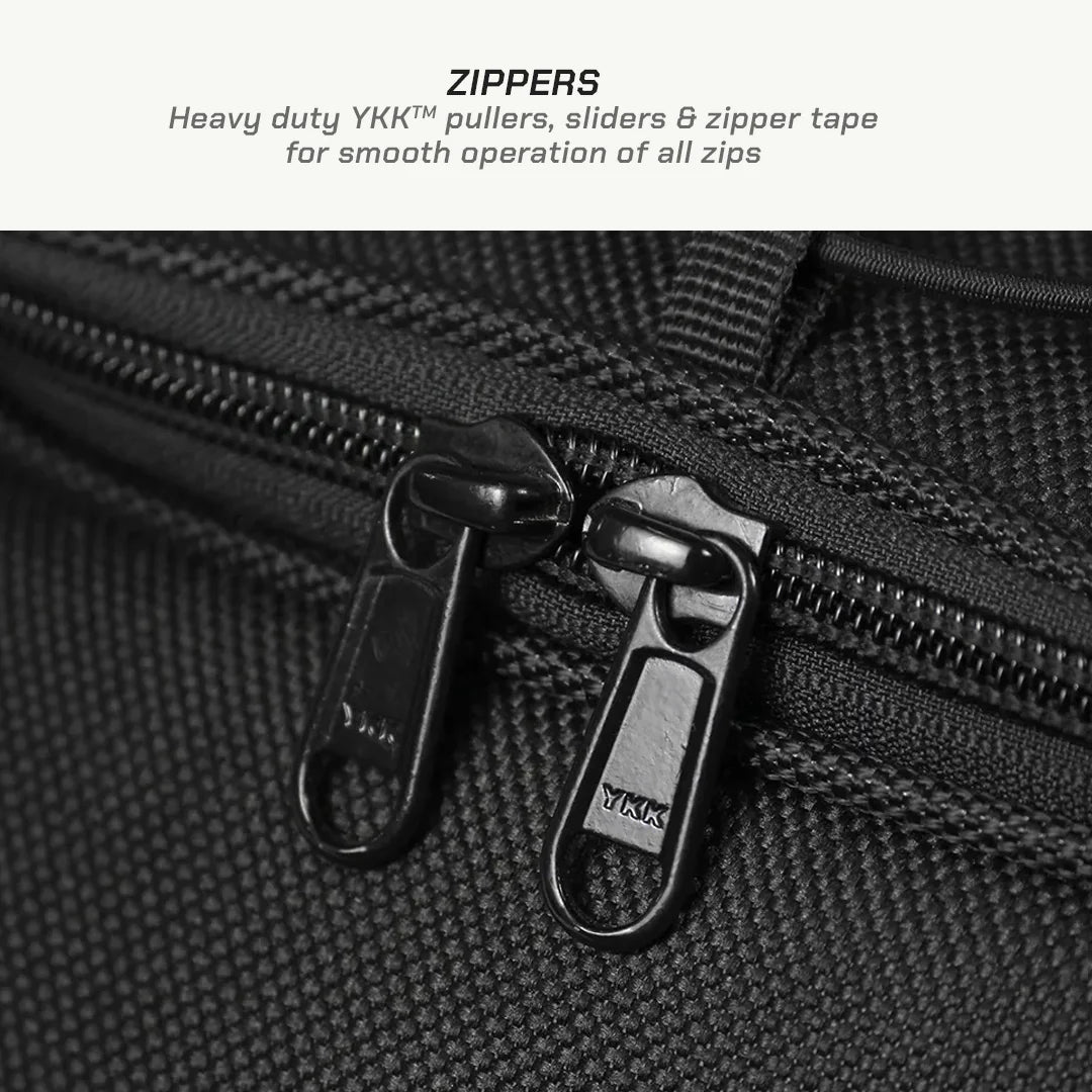 color_common ViaTerra condor solo - waterproof motorcycle saddlebags which have heavy duty zippers