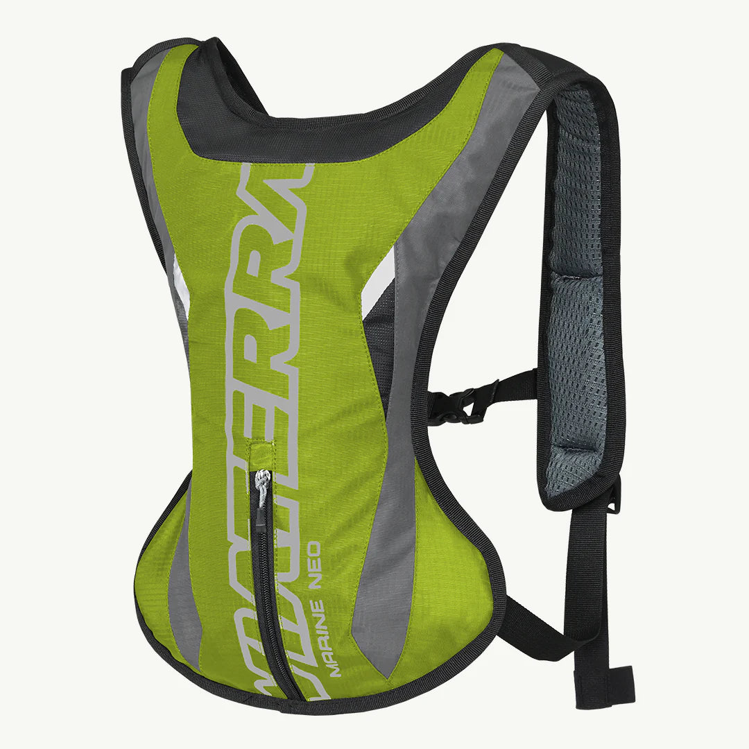 color_green ViaTerra marine neo hydration pack with hydrapak 2l (green)