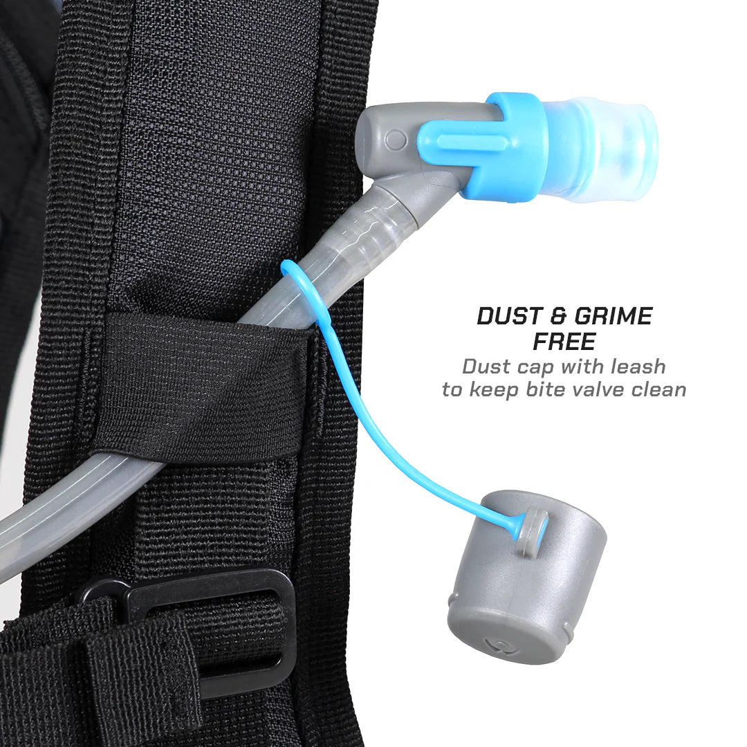 color_green ViaTerra marine neo hydration pack with hydrapak 2l (green) is dust and grime free