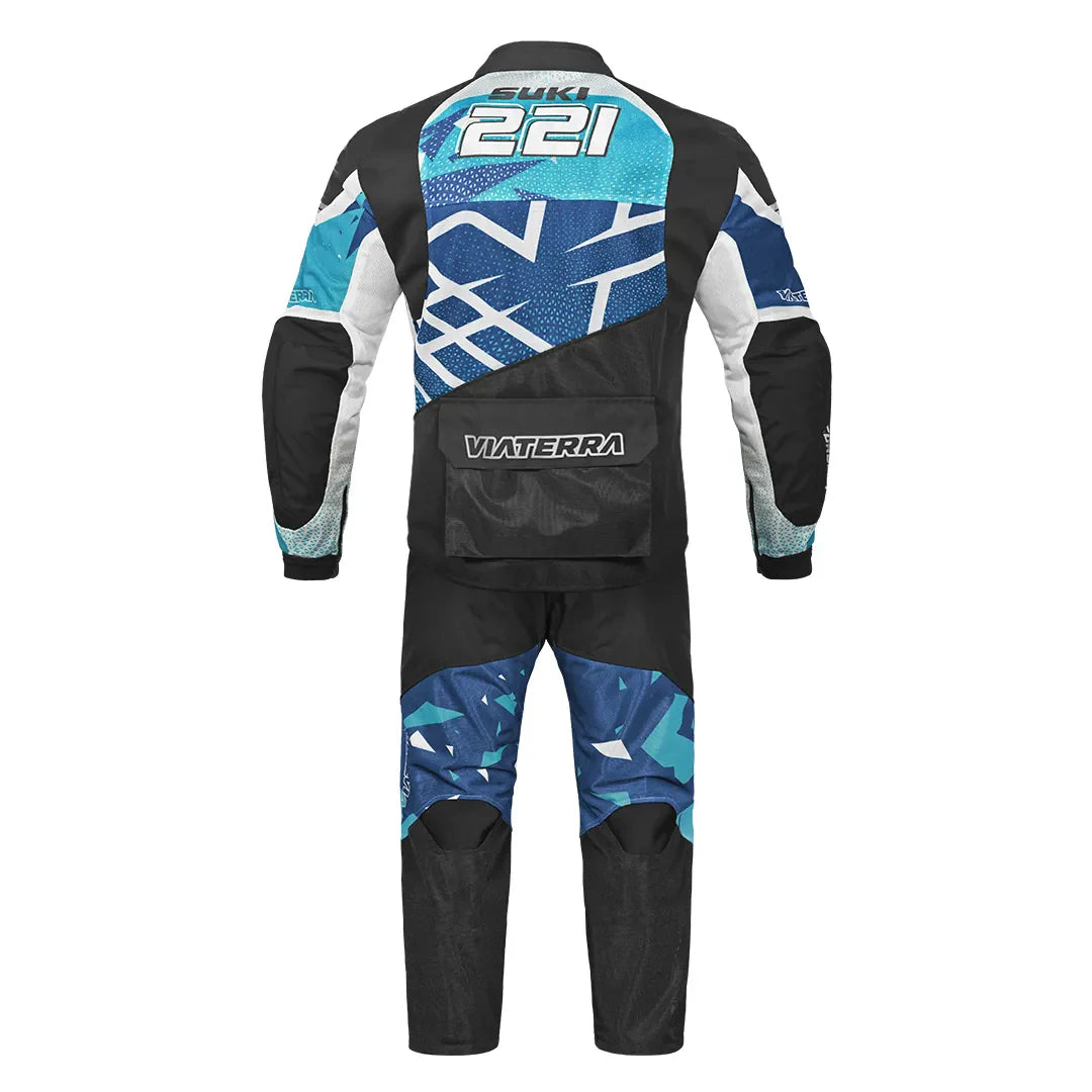 color_blue Corbett Off- Road Suit - Blue (Back)