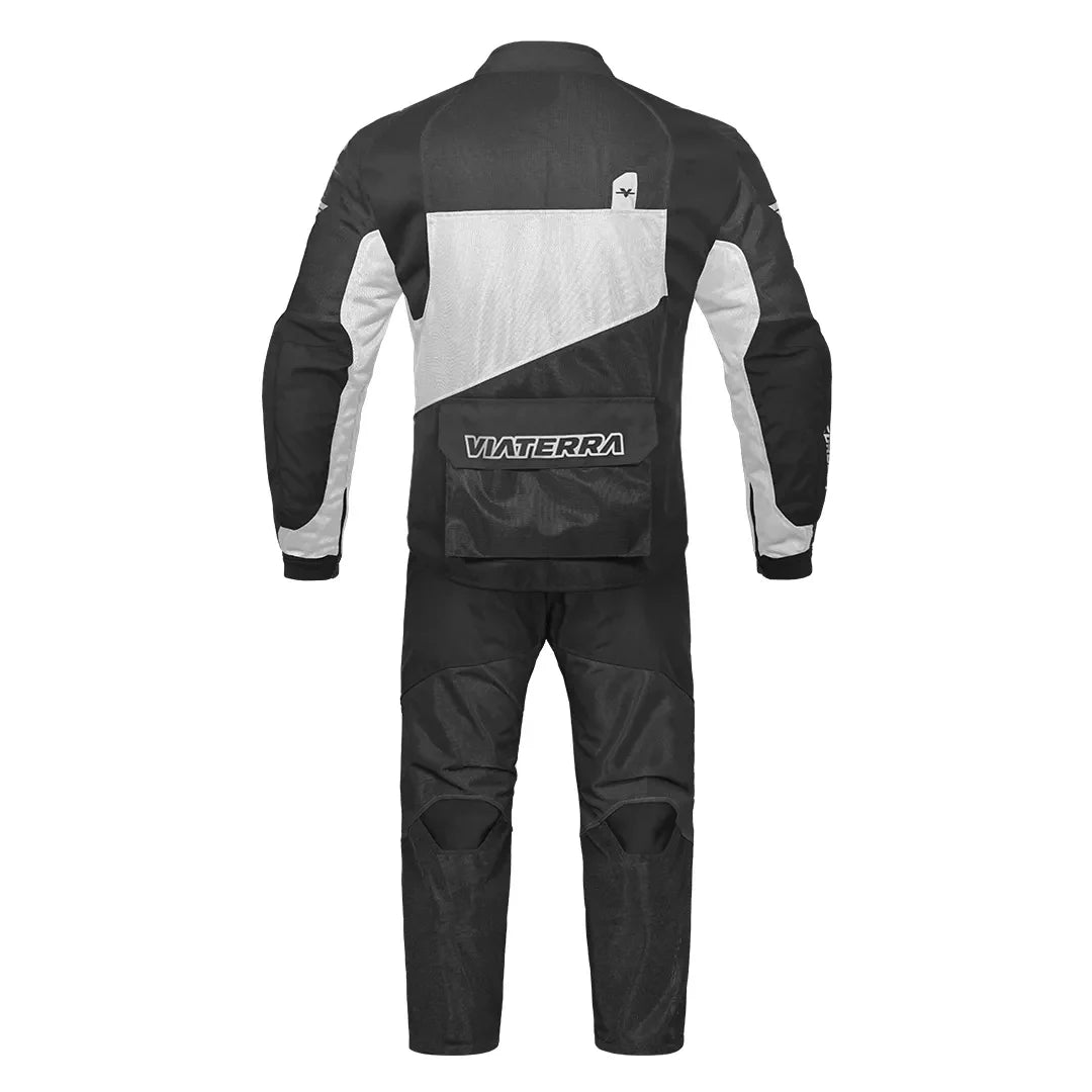 color_grey ViaTerra corbett off- road suit - grey (back)