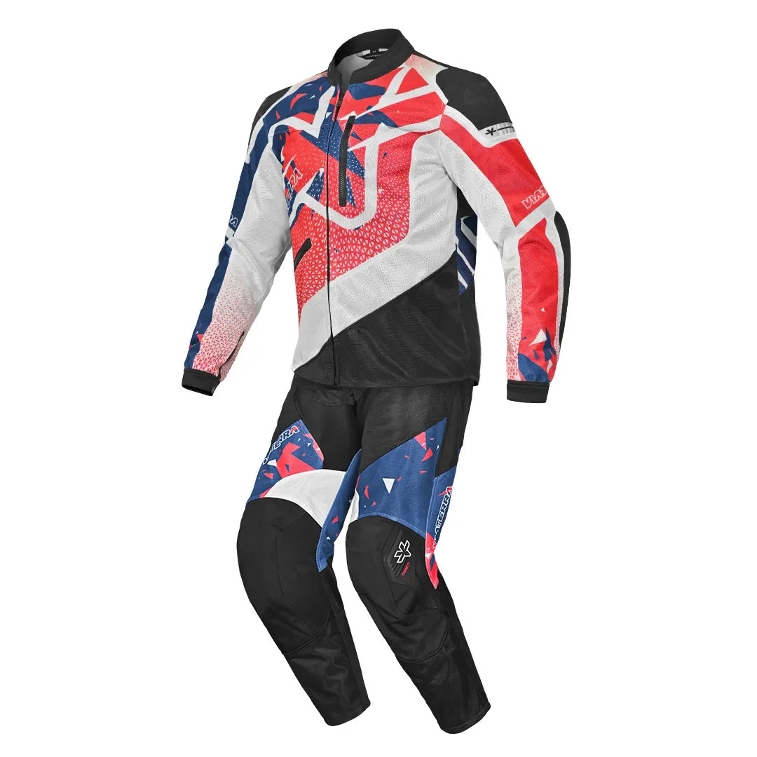 color_red Corbett Off- Road Suit - Red/Blue