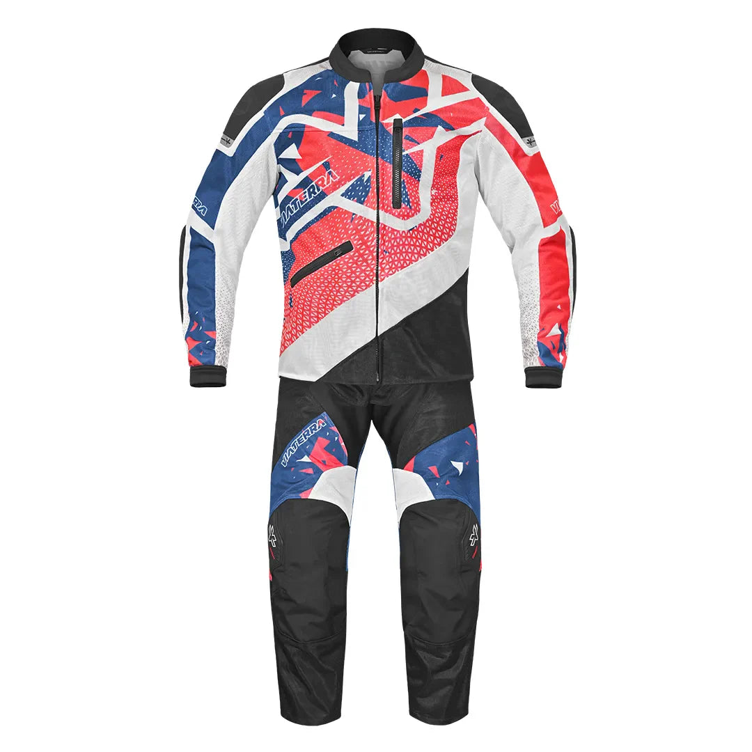 color_red Corbett Off- Road Suit - Red/Blue (Front)