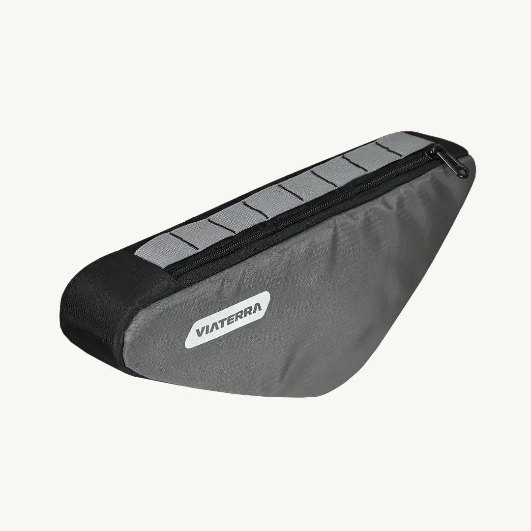 color_grey ViaTerra cycling frame bag (grey)
