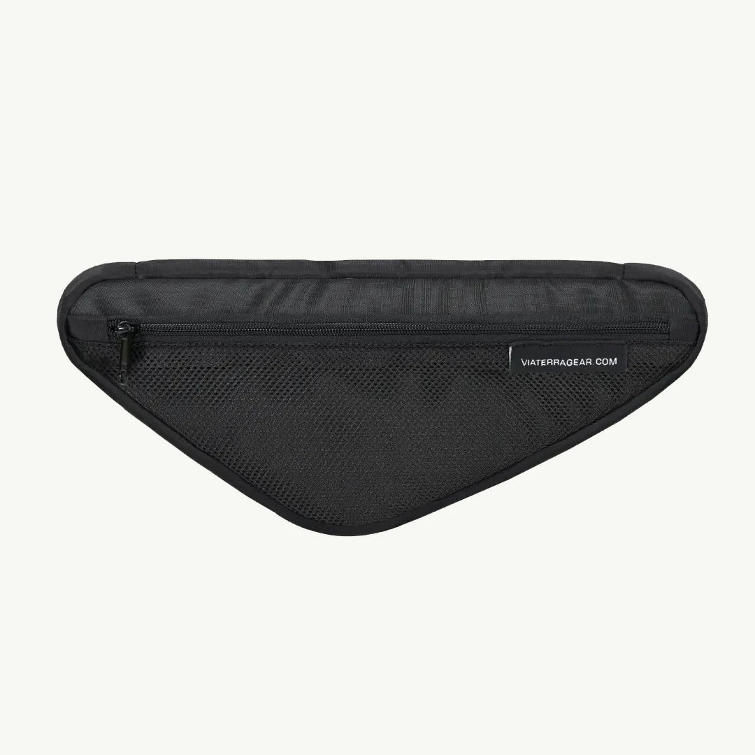 color_black ViaTerra cycling frame bag (black) back