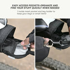 color_common ViaTerra cycling saddle bag has easy access pockets