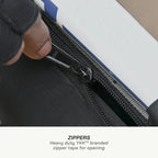 color_common ViaTerra cycling saddle bag have YKK zippers