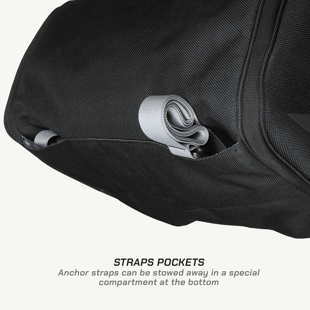 color_common ViaTerra element - universal motorcycle tailbag have straps pockets