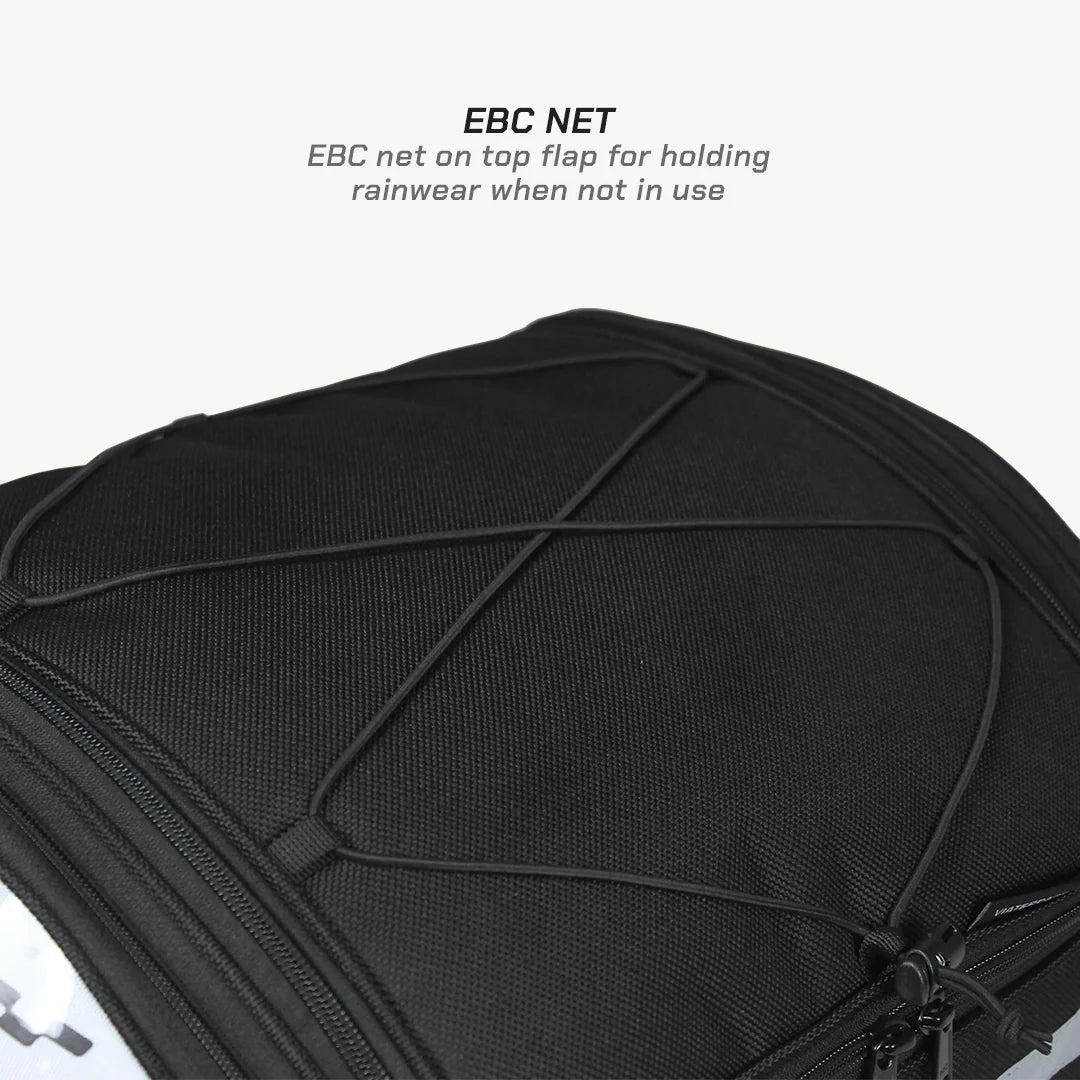 color_common ViaTerra element - universal motorcycle tailbag have EBC net