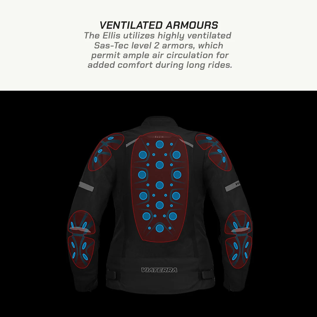 color_common WOMEN'S STREET MESH RIDING JACKET - Ventilatied Armours