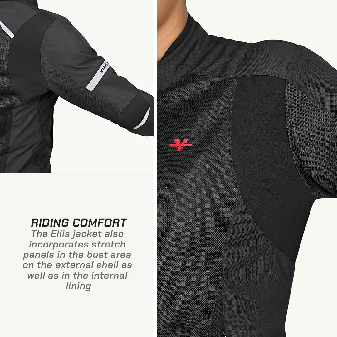 color_common ELLIS – WOMEN'S STREET MESH RIDING JACKET - Riding Comfort