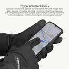 color_common MOTORCYCLE GLOVES FOR WOMEN - Touch Screen Friendly