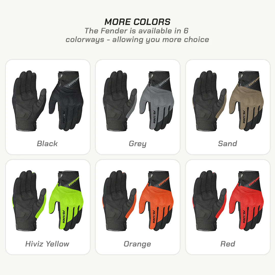 color_common FENDER – DAILY USE MOTORCYCLE GLOVES FOR WOMEN - Available In 6 Colour