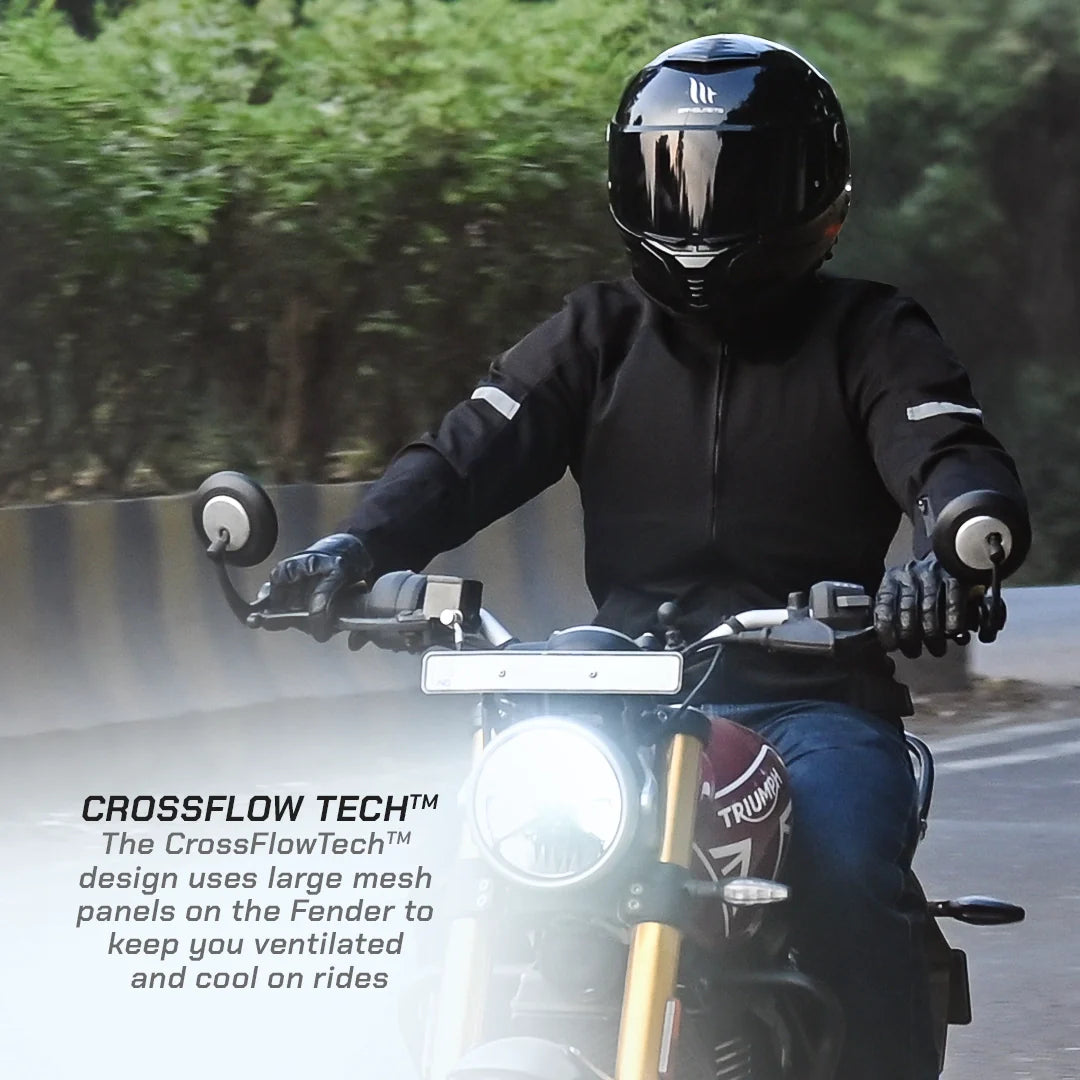 color_common ViaTerra fender – urban mesh riding jacket with base layer has crossflow tech