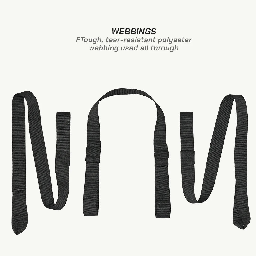 color_common ViaTerra fly magnetic - motorcycle tank bag has tough webbings