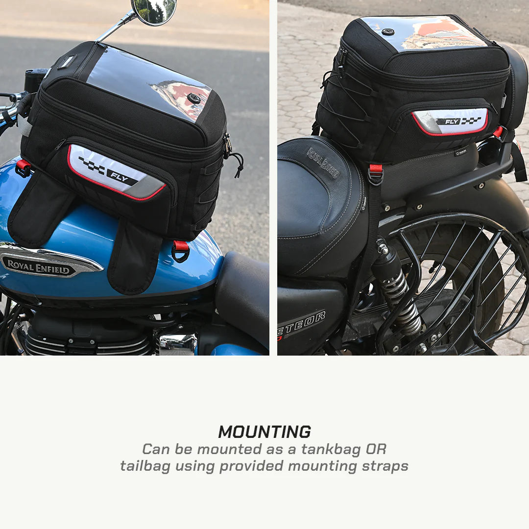 color_common ViaTerra fly magnetic - can be mounted as a tankbag or a tailbag