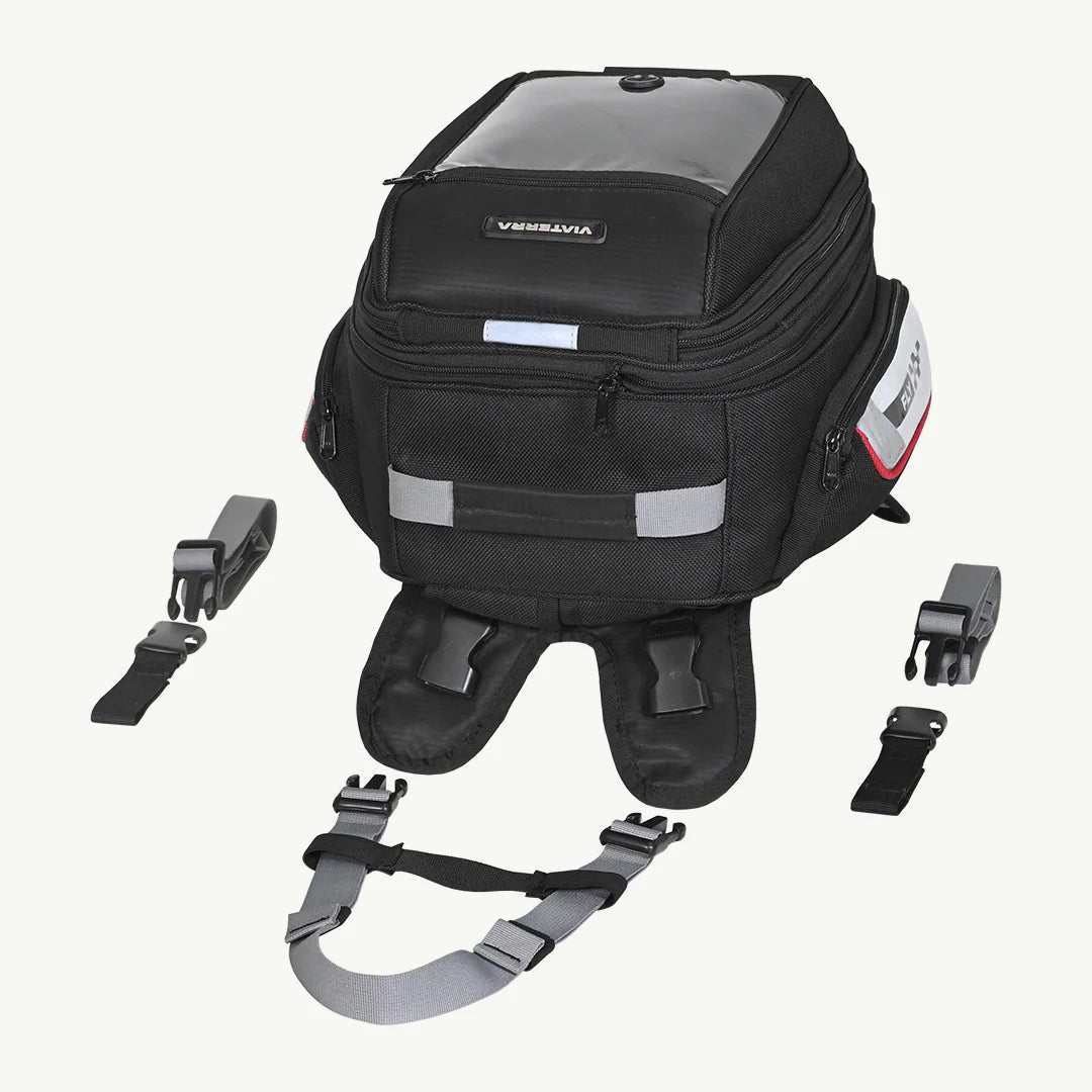 color_common ViaTerra fly universal motorcycle tank bag with molle straps